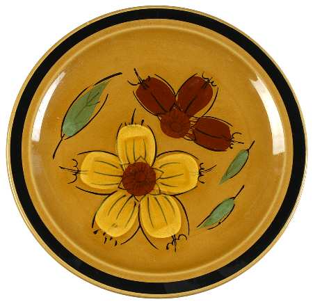 Honey Flowers Luncheon Plate
