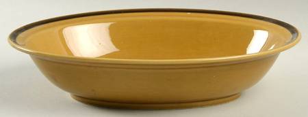 Honey Ginger 10" Oval Vegetable Bowl