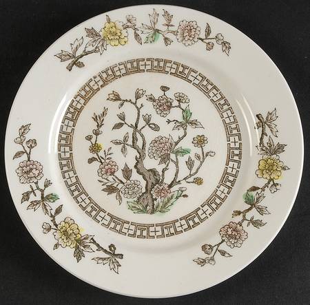Indian Tree (Border Design) Bread & Butter Plate