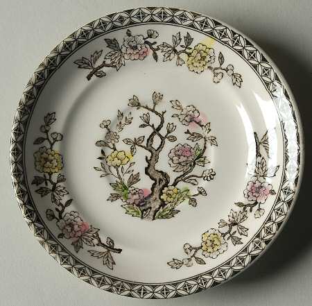 Indian Tree (Border Design) Saucer