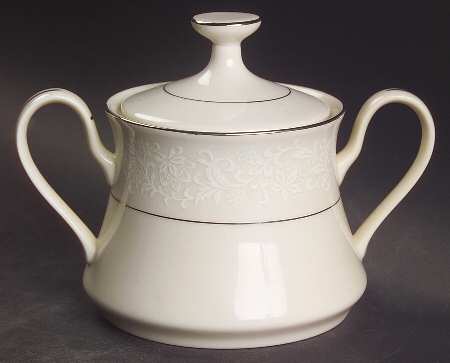 Ivory Fantasy Sugar Bowl & Lid