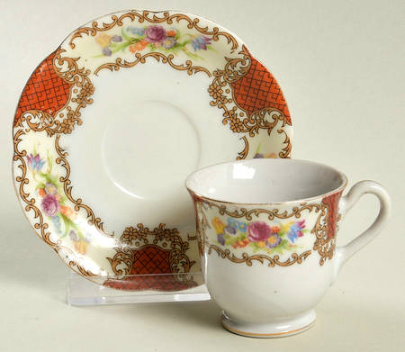 TSL5 Footed Demitasse Cup & Saucer Set