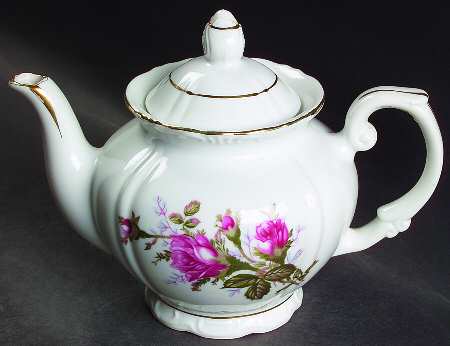 Moss Rose Mini Teapot & Lid