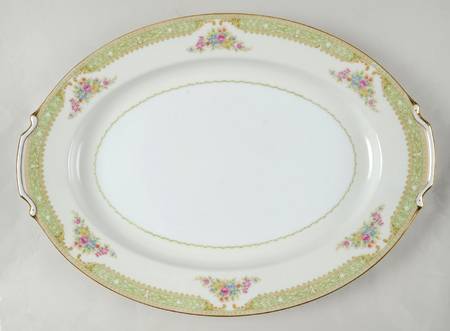 Jeanne 16" Oval Serving Platter by Japan