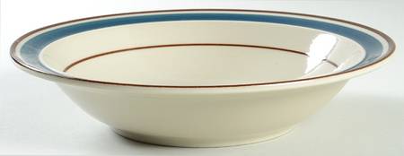 Journey Blue 9" Round Vegetable Bowl