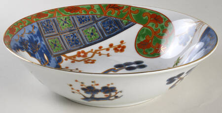 Kutani Brocade 9" Round Vegetable Bowl
