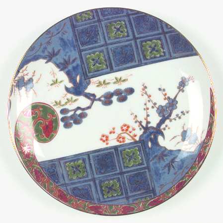 Kutani Brocade Bread & Butter Plate