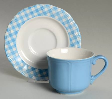 Linda Flat Cup & Saucer Set