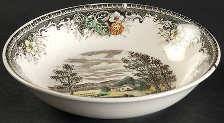 Meadow-Rural Scenery Fruit/Dessert (Sauce) Bowl