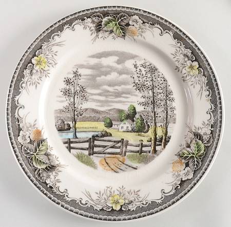 Meadow-Rural Scenery Dinner Plate