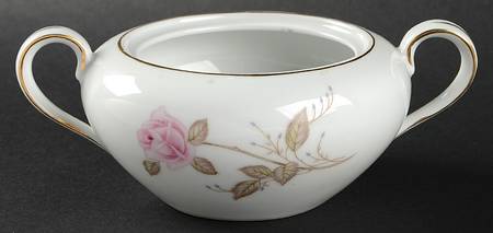 Minuet Rose Sugar Bowl No Lid
