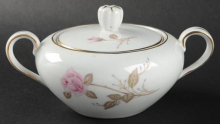 Minuet Rose Sugar Bowl & Lid