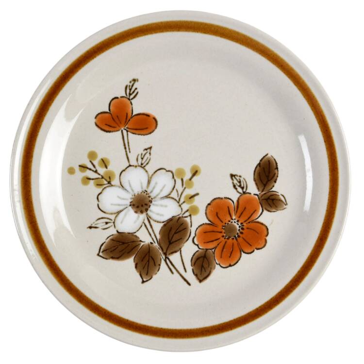 Mountain Floral Bread & Butter Plate
