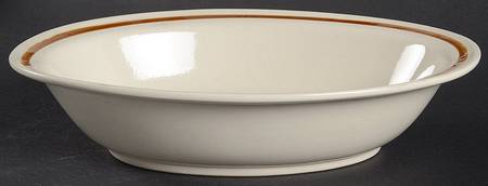 Mountain Floral 10" Oval Vegetable Bowl