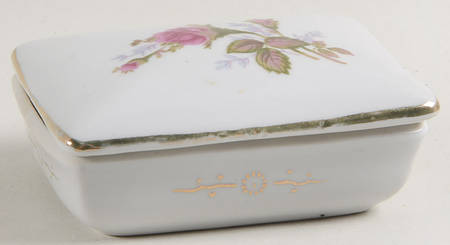 Moss Rose 4" Rectangular Box & Lid