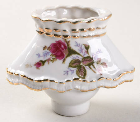 Moss Rose Globe for Oil Lamp
