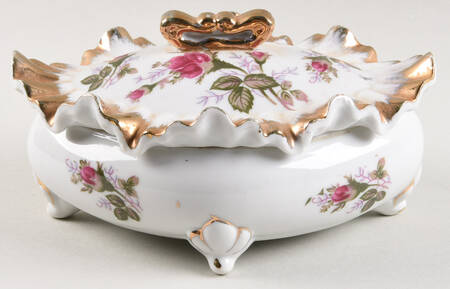 Moss Rose Candy Box & Lid