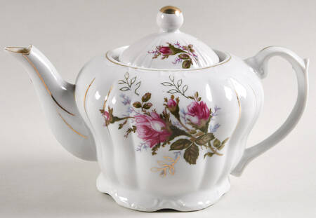 Moss Rose Musical Teapot & Lid