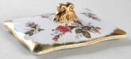 Moss Rose 5" Rectangular Box-Lid