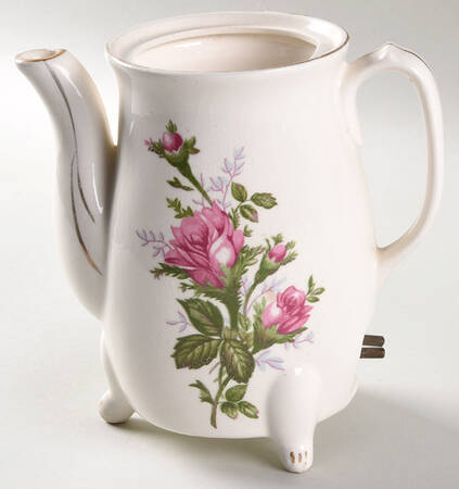 Moss Rose Electric Hot Water Pot, No Lid Or Cord