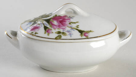 Moss Rose Child's Tureen & Lid