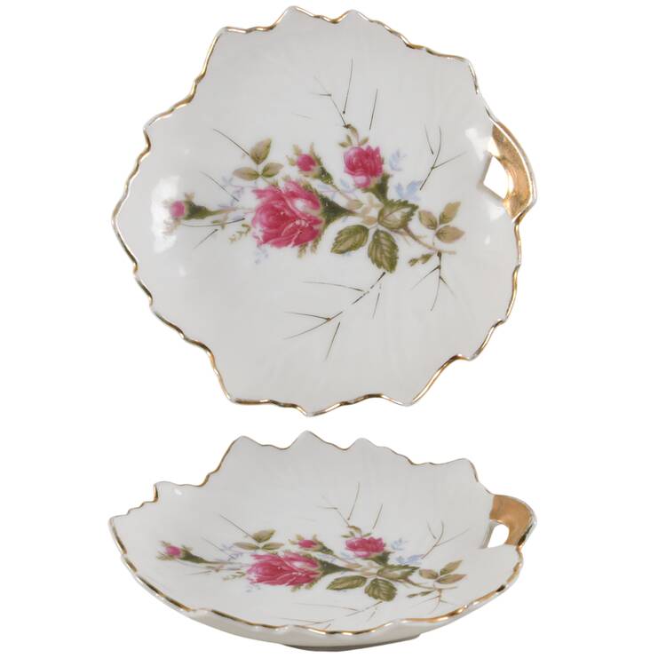 Moss Rose 4" Leaf Dish by Japan