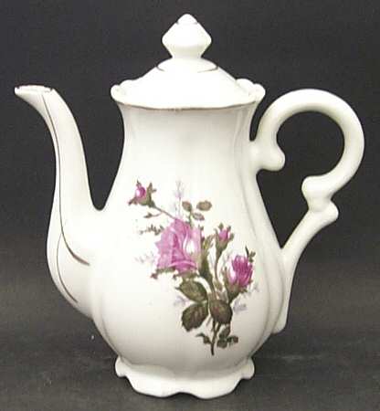 Moss Rose Mini Coffee Pot & Lid