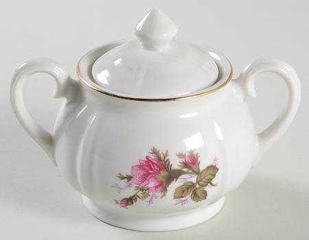 Moss Rose Mini Sugar Bowl & Lid