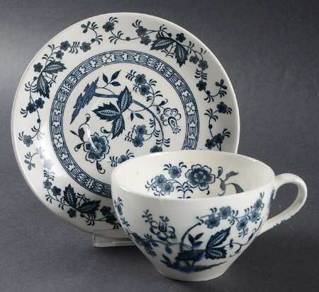 Nordic Blue Flat Cup & Saucer Set