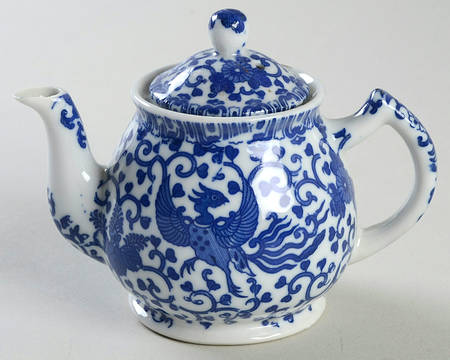 Phoenix Bird Child's Teapot & Lid