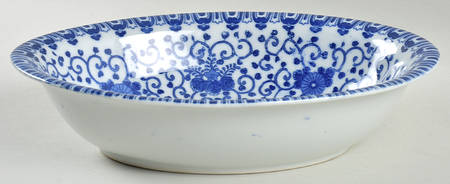Phoenix Bird 10" Oval Vegetable Bowl