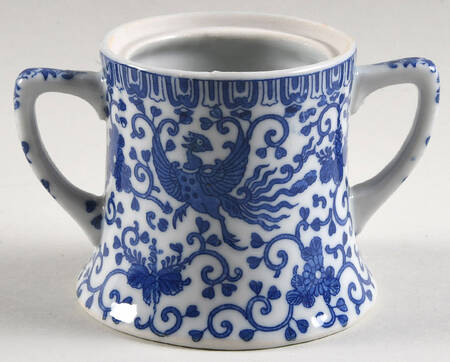 Phoenix Bird Sugar Bowl No Lid