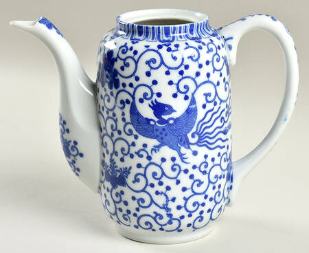 Phoenix Bird Coffee Pot No Lid