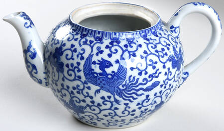 Phoenix Bird Teapot No Lid