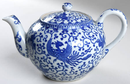 Phoenix Bird Teapot & Lid