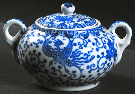 Phoenix Bird #20 Sugar Bowl & Lid