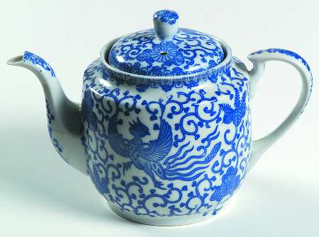 Phoenix Bird Teapot & Lid