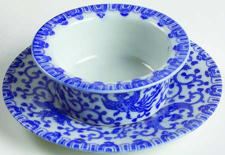 Phoenix Bird Ramekin & Saucer Set