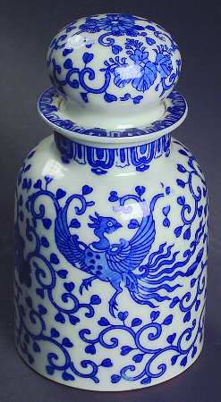 Phoenix Bird Bath Jar & Lid