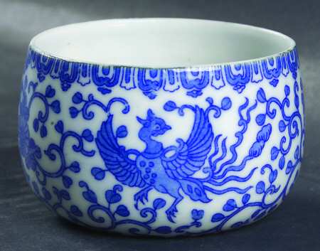 Phoenix Bird Bowl for Tea Strainer