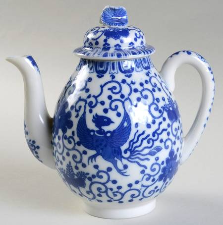 Phoenix Bird Teapot & Lid
