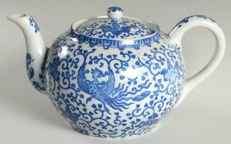 Phoenix Bird Teapot & Lid