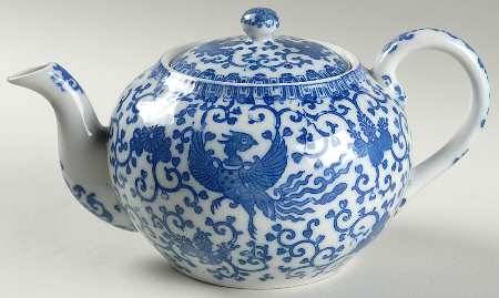 Phoenix Bird Teapot & Lid