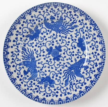 Phoenix Bird Luncheon Plate