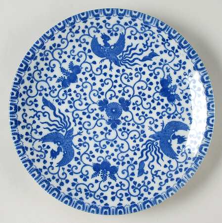 Phoenix Bird 11" Chop Plate (Round Platter)