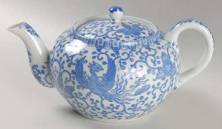 Phoenix Bird Teapot & Lid