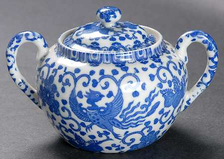 Phoenix Bird #17B Sugar Bowl & Lid