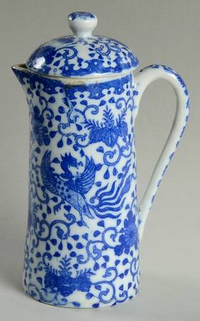 Phoenix Bird Hot Water Jug & Lid