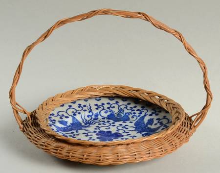 Phoenix Bird 5 3/4" Wicker Basket (Uses BB)