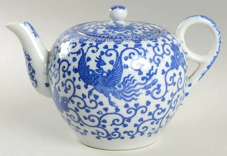 Phoenix Bird Teapot & Lid